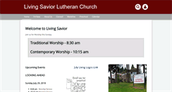 Desktop Screenshot of living-savior.org